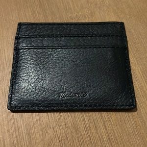 Madewell Leather Card Case Black